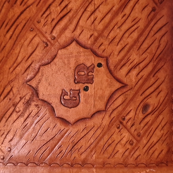 Vintage G.R. Leather Handmade Purse - Picture 4 of 5